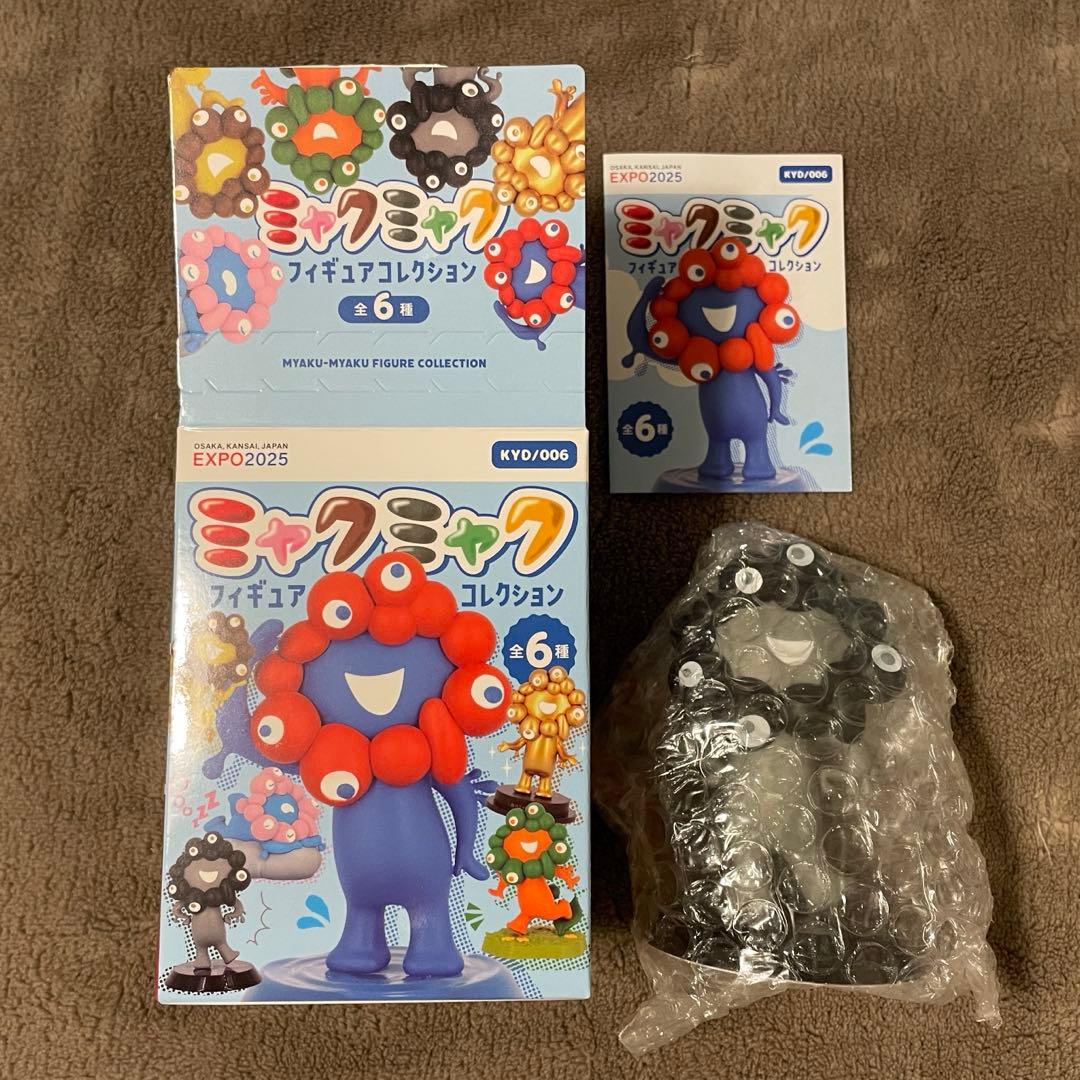 ミャクミャク フィギュアコレクション ブラック - メルカリ