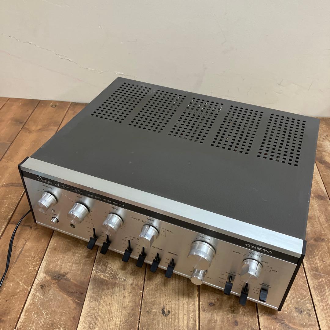D-1 昭和レトロ オンキョー インテグラ A-755 mkII/70 アンプ