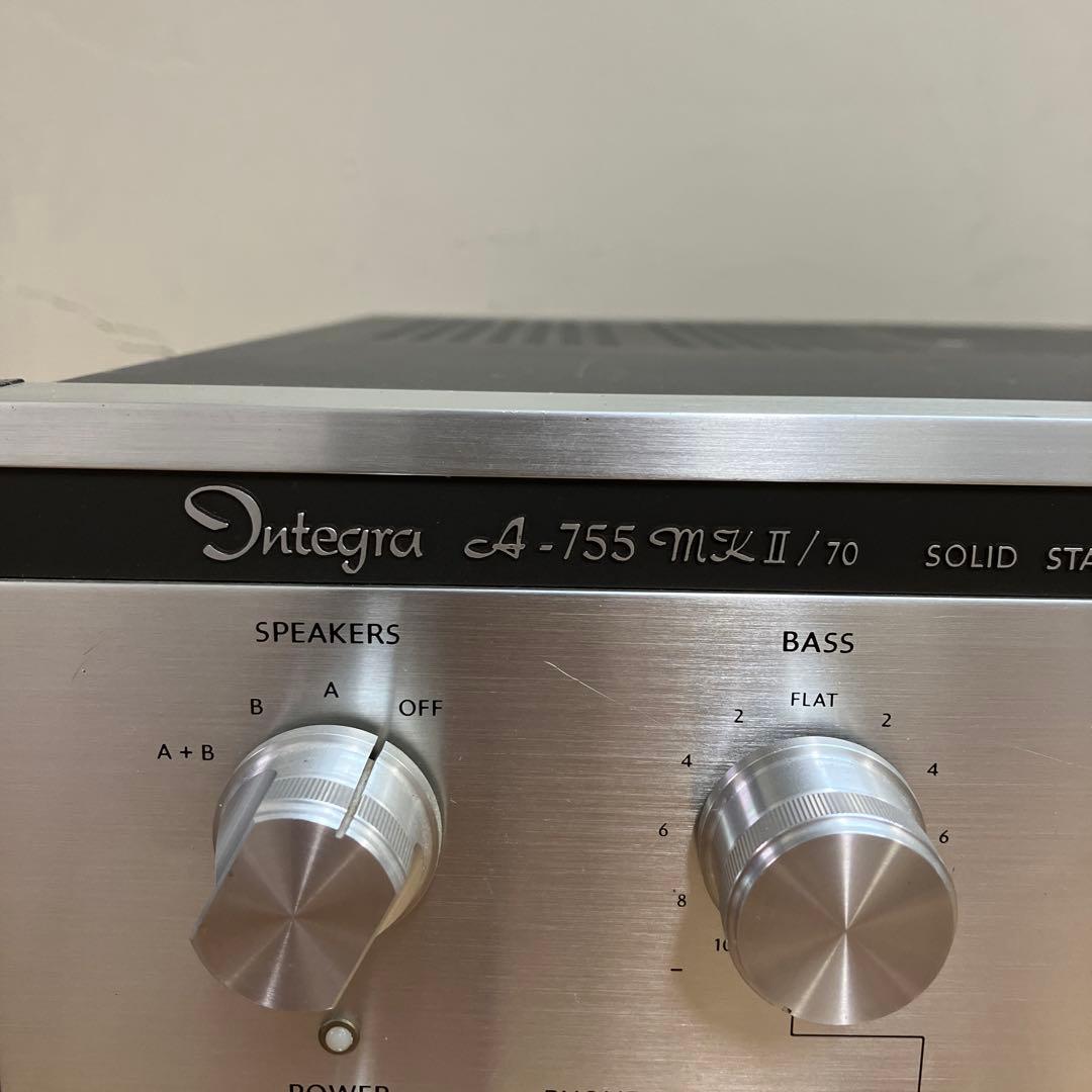 D-1 昭和レトロ オンキョー インテグラ A-755 mkII/70 アンプ