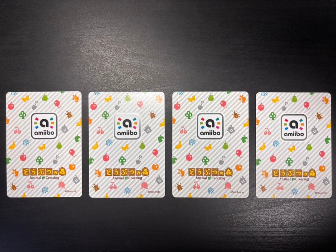 あつ森 amiibo カード 4枚セット ジュン/ジャック/ミッチェル/みすず