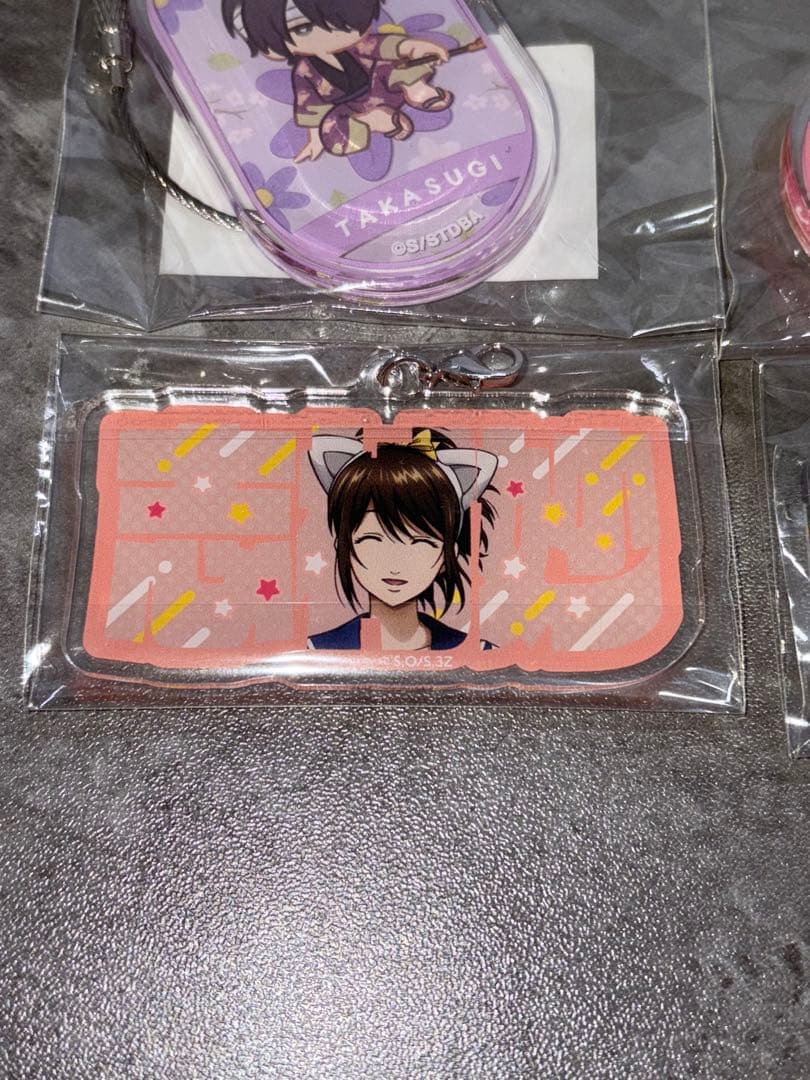 銀魂 3年Z組銀八先生 アクリルチャーム 2連ワイヤー BIG アクキー