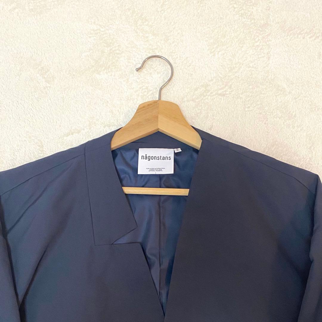 nagonstans ミクロッティオックスノーカラーファティーグジャケット 紺