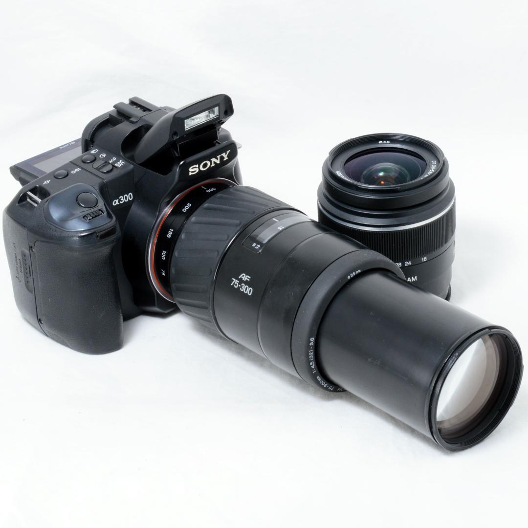 ⭐️良品⭐️SONY ソニー α300 ダブルズームセット★手振れ補正付き★