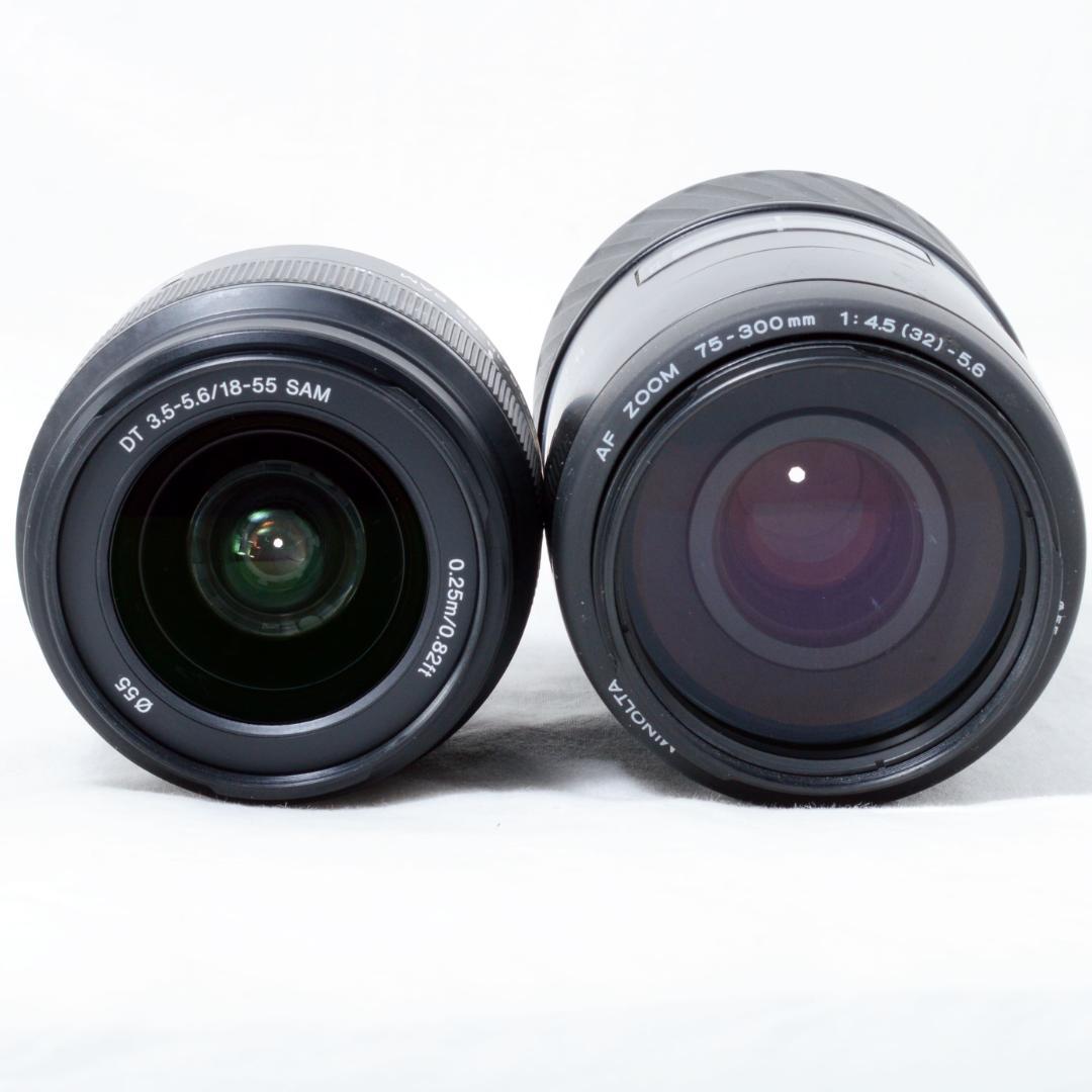 ⭐️良品⭐️SONY ソニー α300 ダブルズームセット★手振れ補正付き★