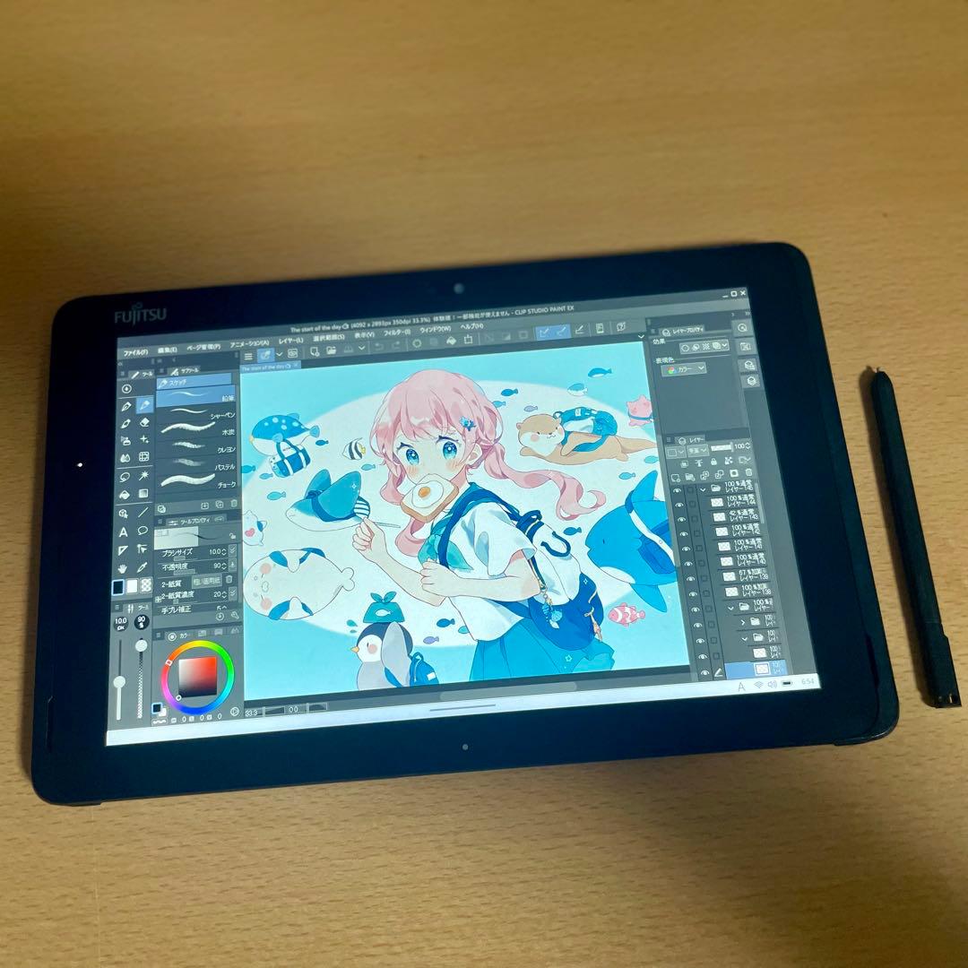 ◇富士通 筆圧2048段階 お絵描きタブレット 128GB Windows11 - メルカリ
