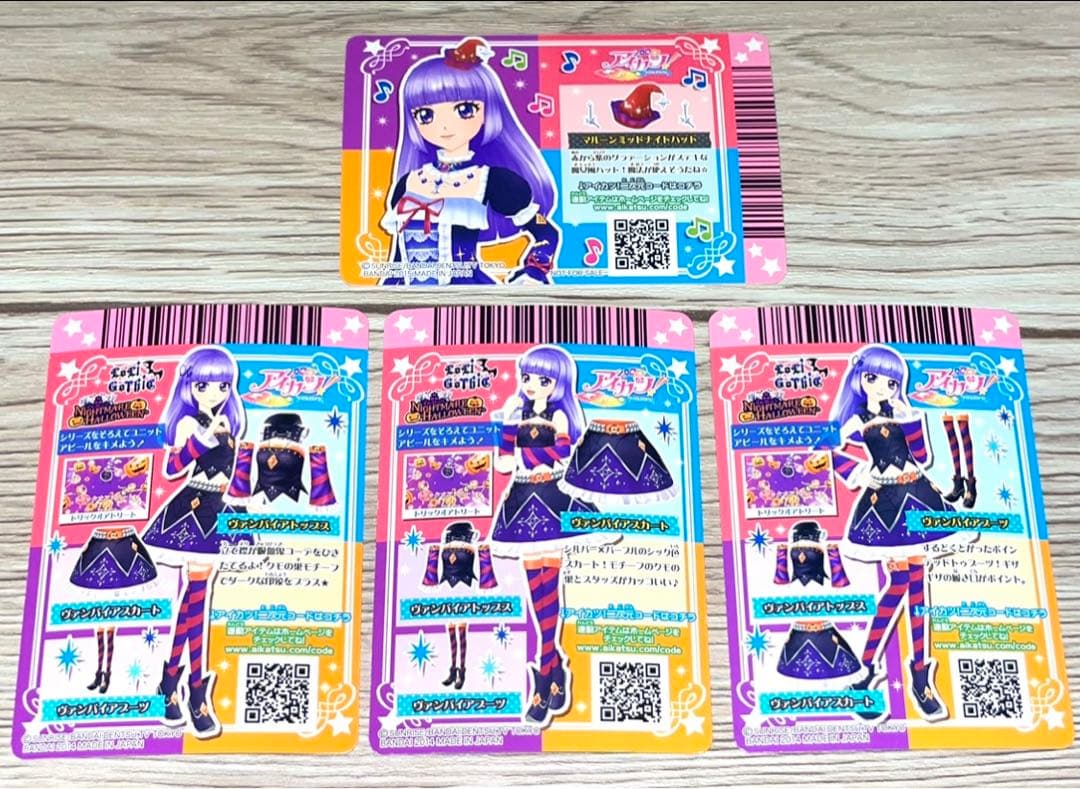 アイカツ！「ハロウィンコーデセット」新条ひなきちゃん、氷上すみれ