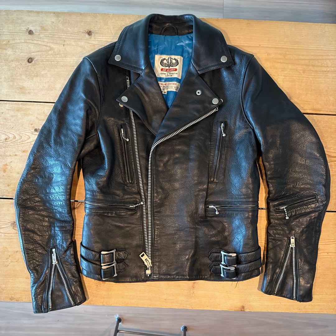 OR GLORY 本革ダブルライダース 36サイズ 2026年最新】or Glory レザージャケット・ライダースの人気アイテム
