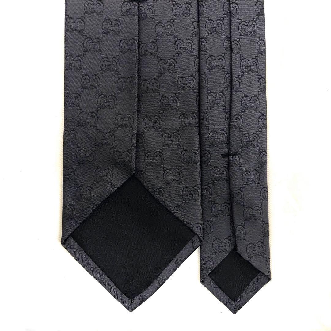 M05/018 GUCCI グッチ シルクジャガードネクタイ GG柄 - メルカリ