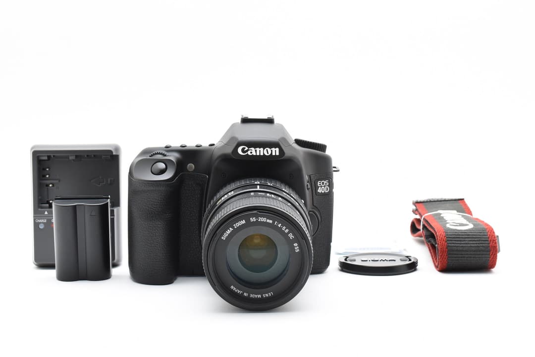 Canon EOS 40D 使用率6％ 望遠レンズセット #9087