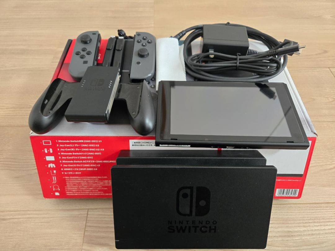 Nintendo Switch 本体 グレー - メルカリ