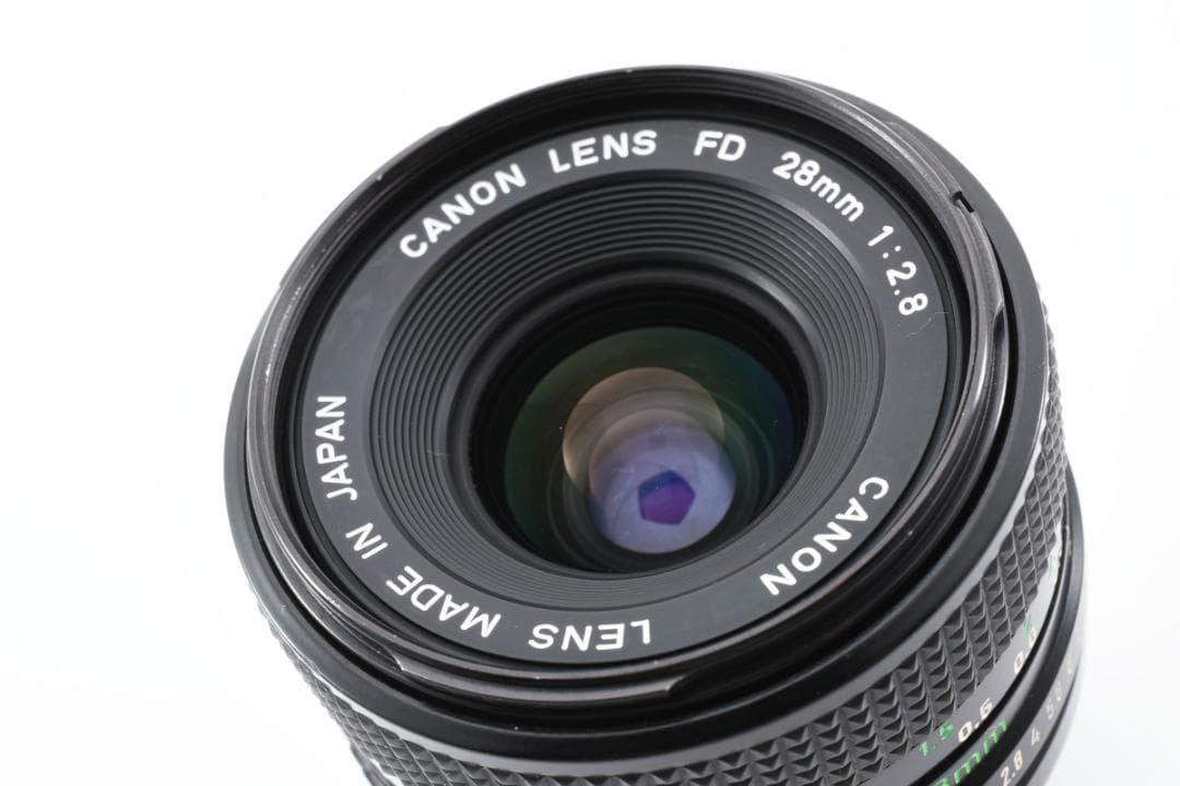 Canon New FD 28mm F/2.8 単焦点 広角 MF レンズ