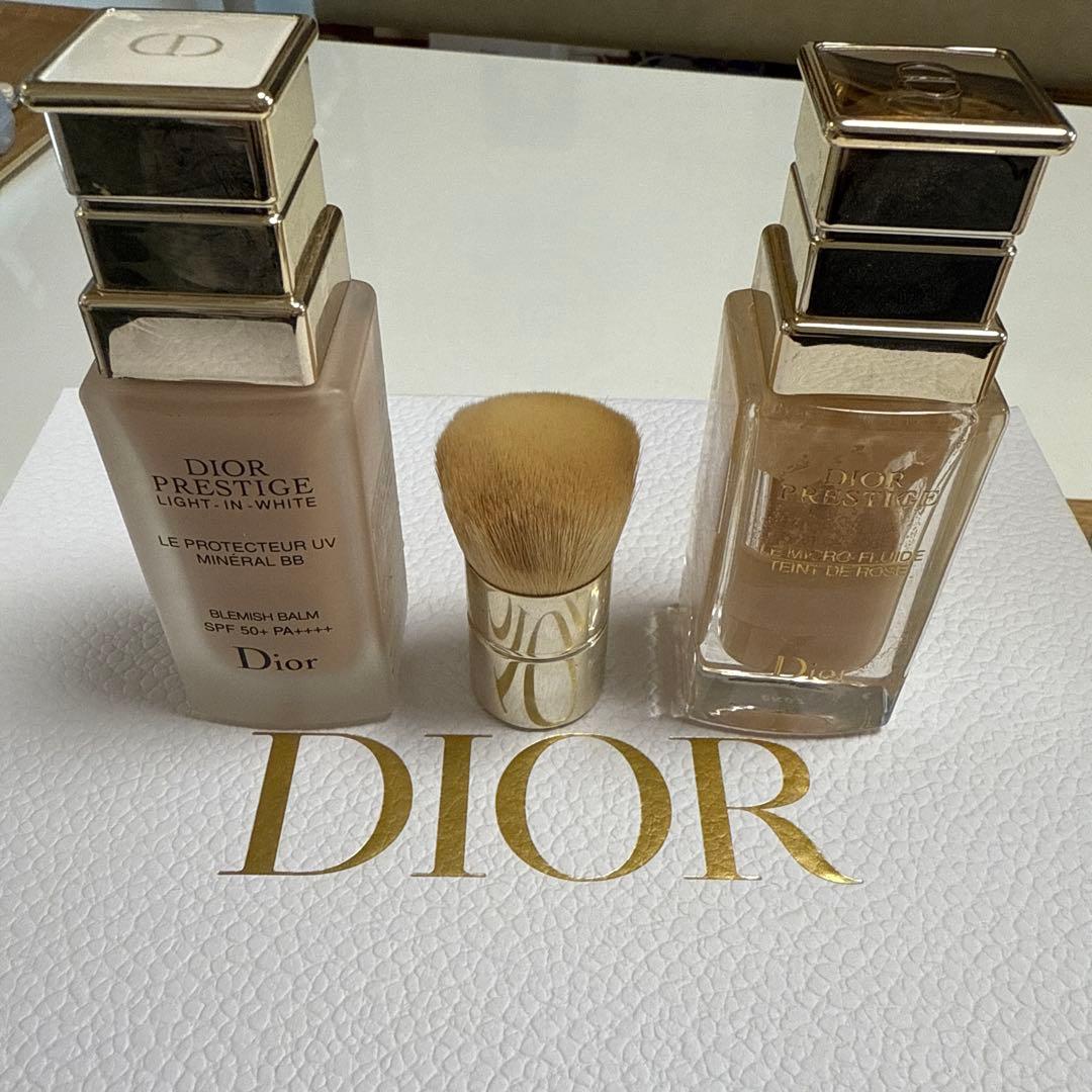 Dior Prestige リキッドファンデーション プレステージ　BB 01 試してみた】Dior プレステージ ホワイト ル プロテクター UV
