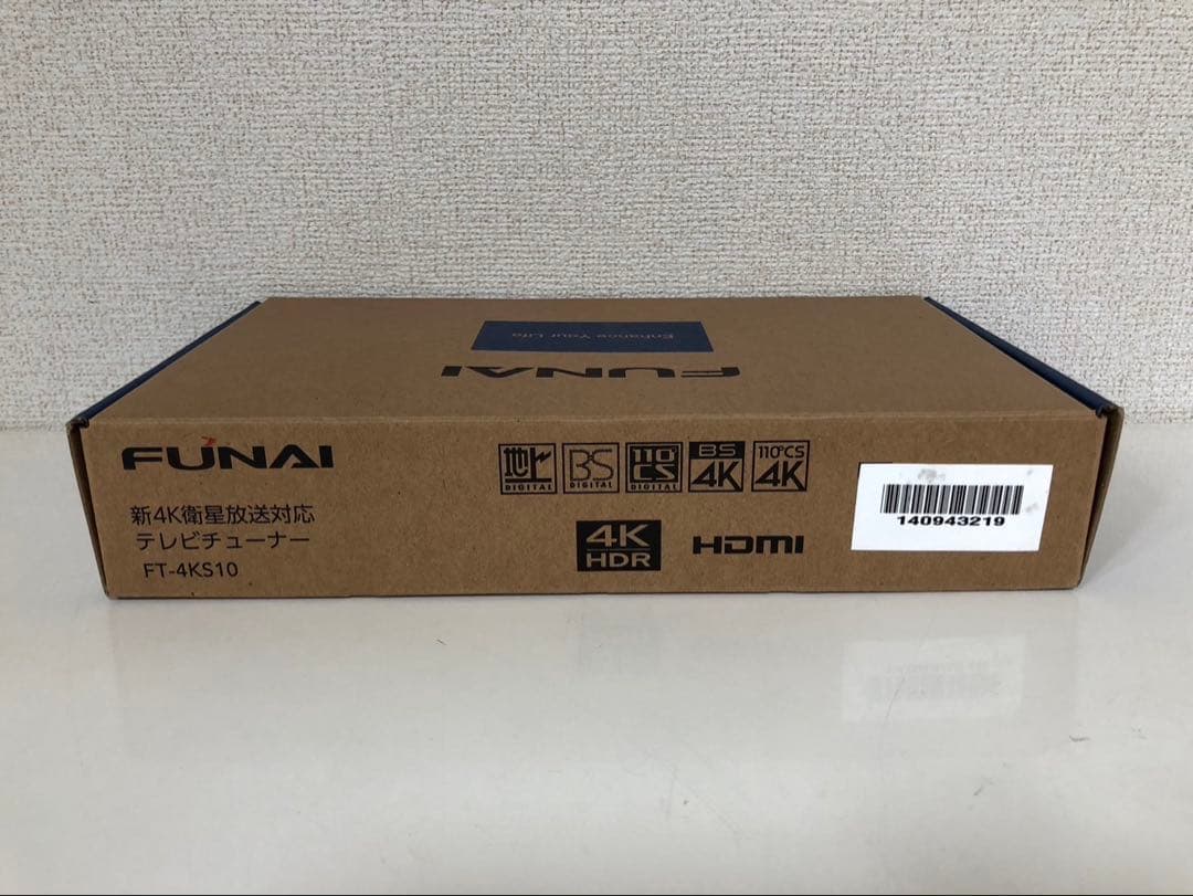 FUNAI FT-4KS10 4K衛星放送対応TVチューナー