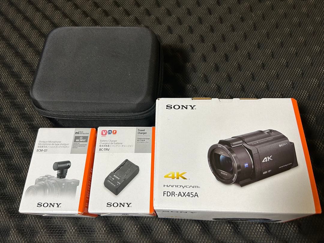 SONY FDR-AX45A 4K ビデオカメラ セット レンタル] ソニー 4Kビデオカメラ FDR-AX45A ブラック - Rentio