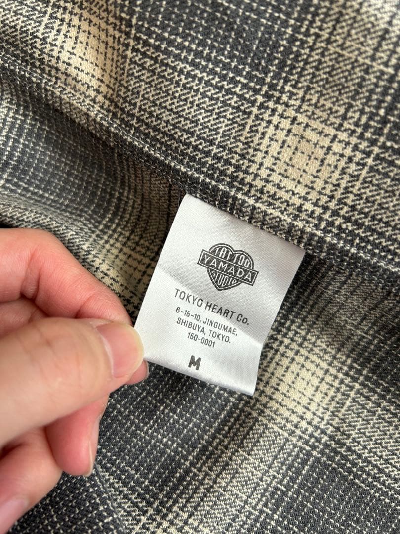 tattoo studio yamada 山田蓮オンブレ グレーシャツ M - メルカリ