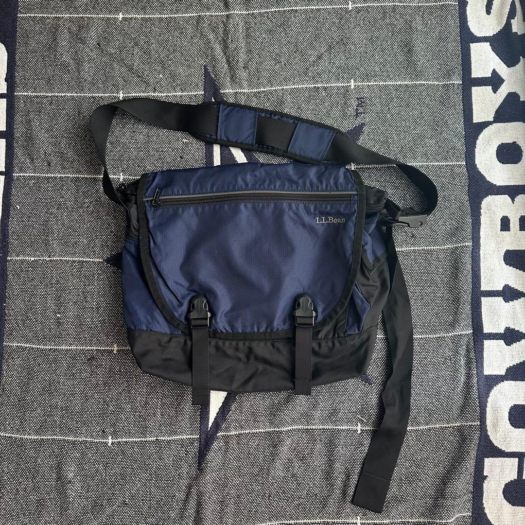 バッグ 90s L.L.Bean messenger bag shoulder navy