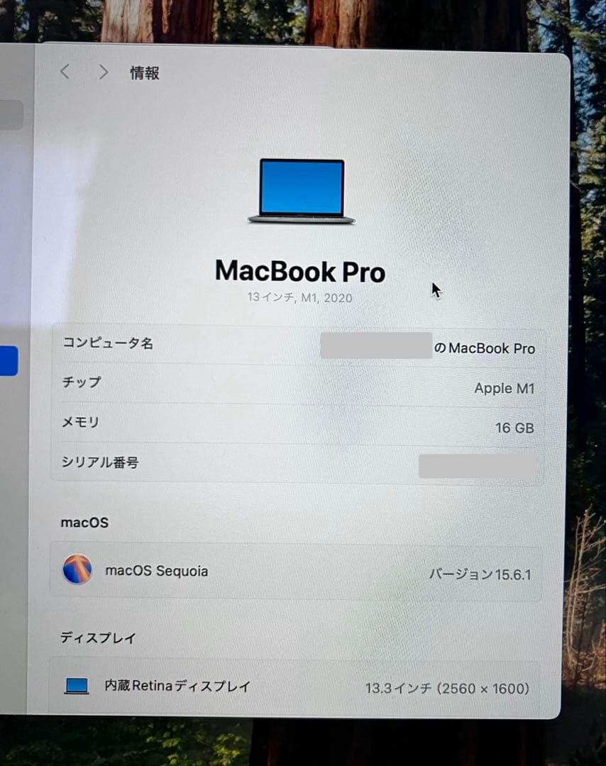 MacBook Pro M1 13インチ 16GB 1TB 英語配列 US