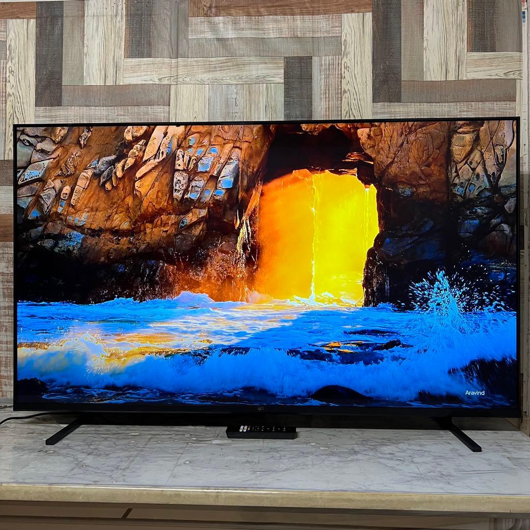 全国送料込❣️昨年購入FPD55T型4K液晶GoogleTV ネット動画多数