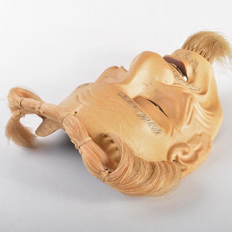 能面 能楽 雅楽 木彫 尉面 裕茂銘 C R6987 - メルカリ