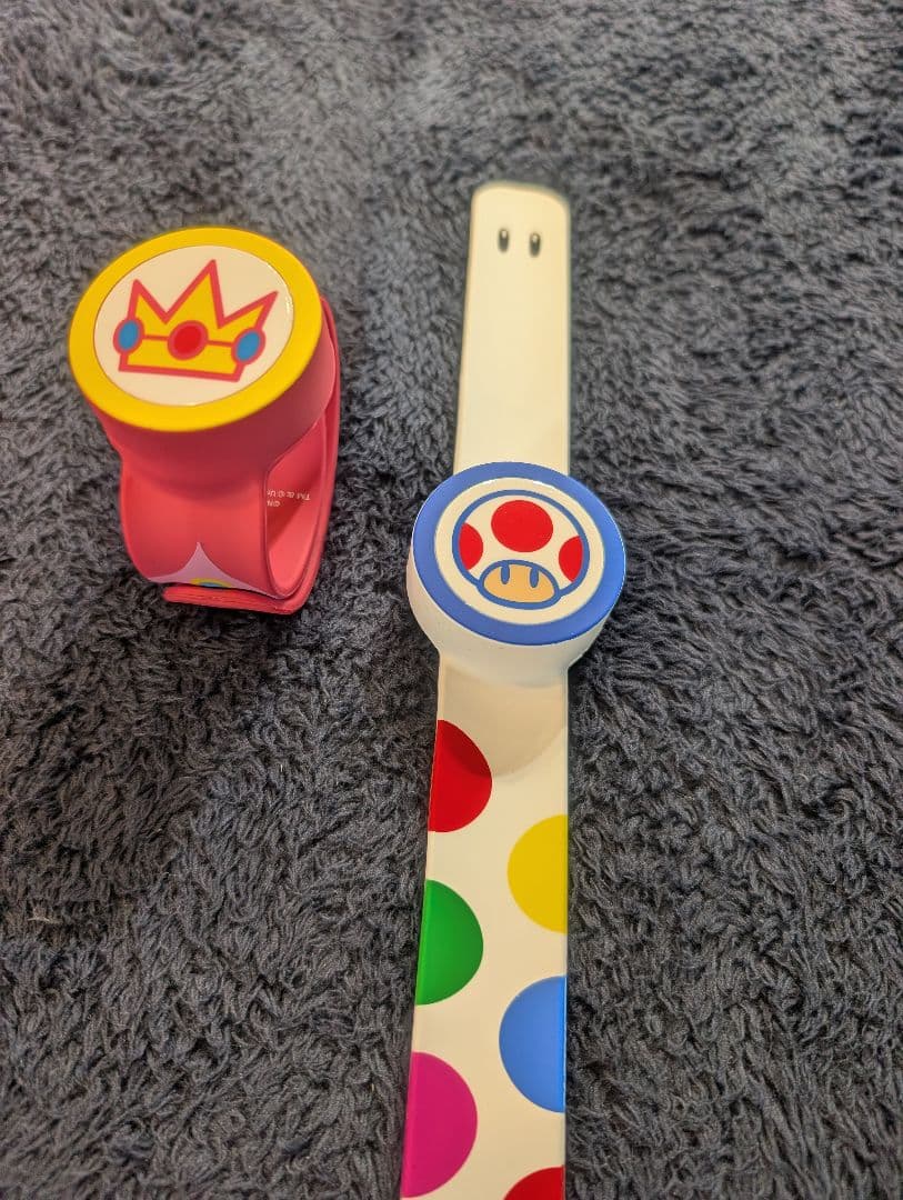 ユニバ USJ パワーアップバンド ピーチ姫 キノピオ セット 訳あり