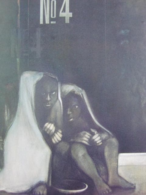 二宮秀夫、生きる（I）、希少な画集より、新品高級額・額装付