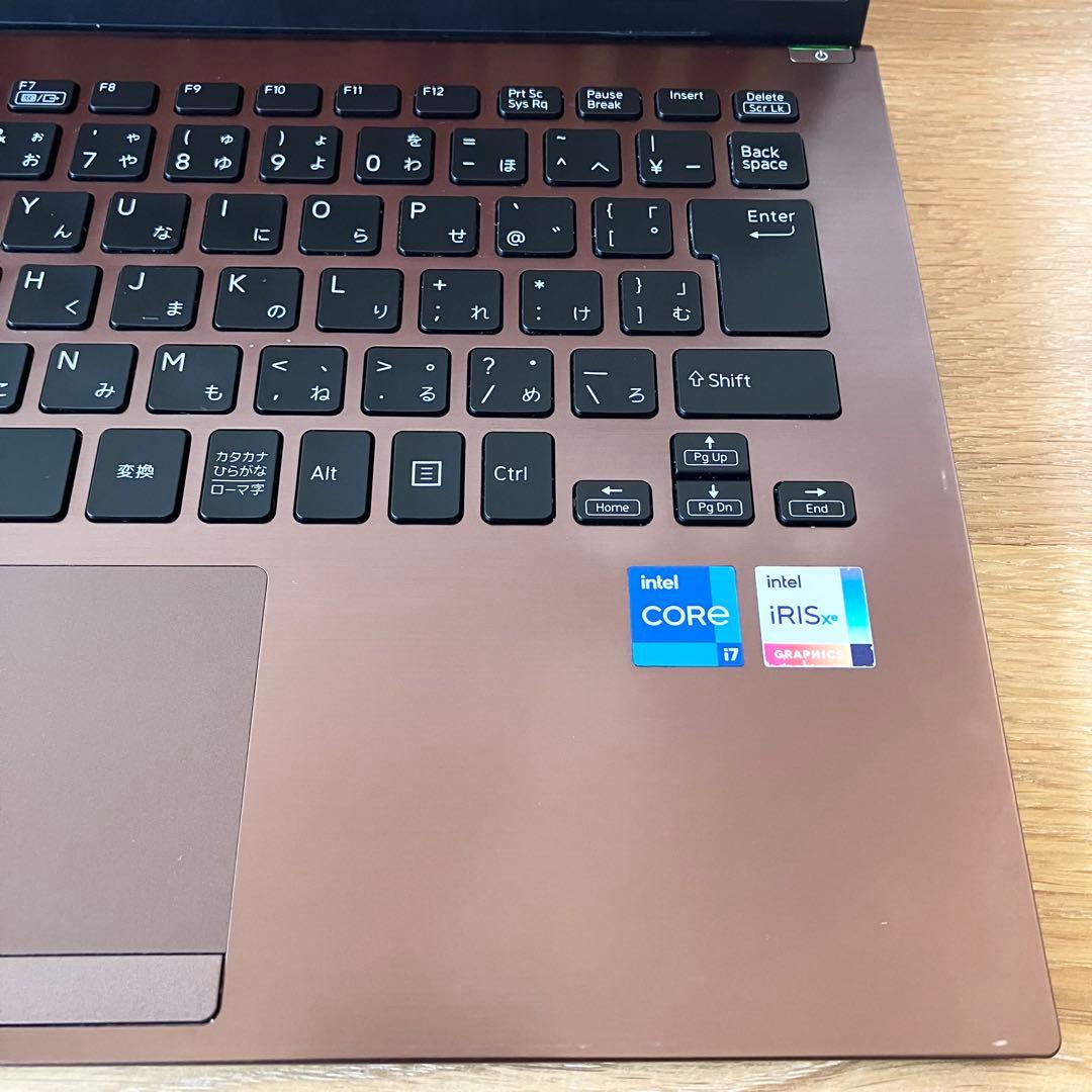 32GB×SSD1TB/VAIO/i7/Windows11タッチ 軽量ノートPC