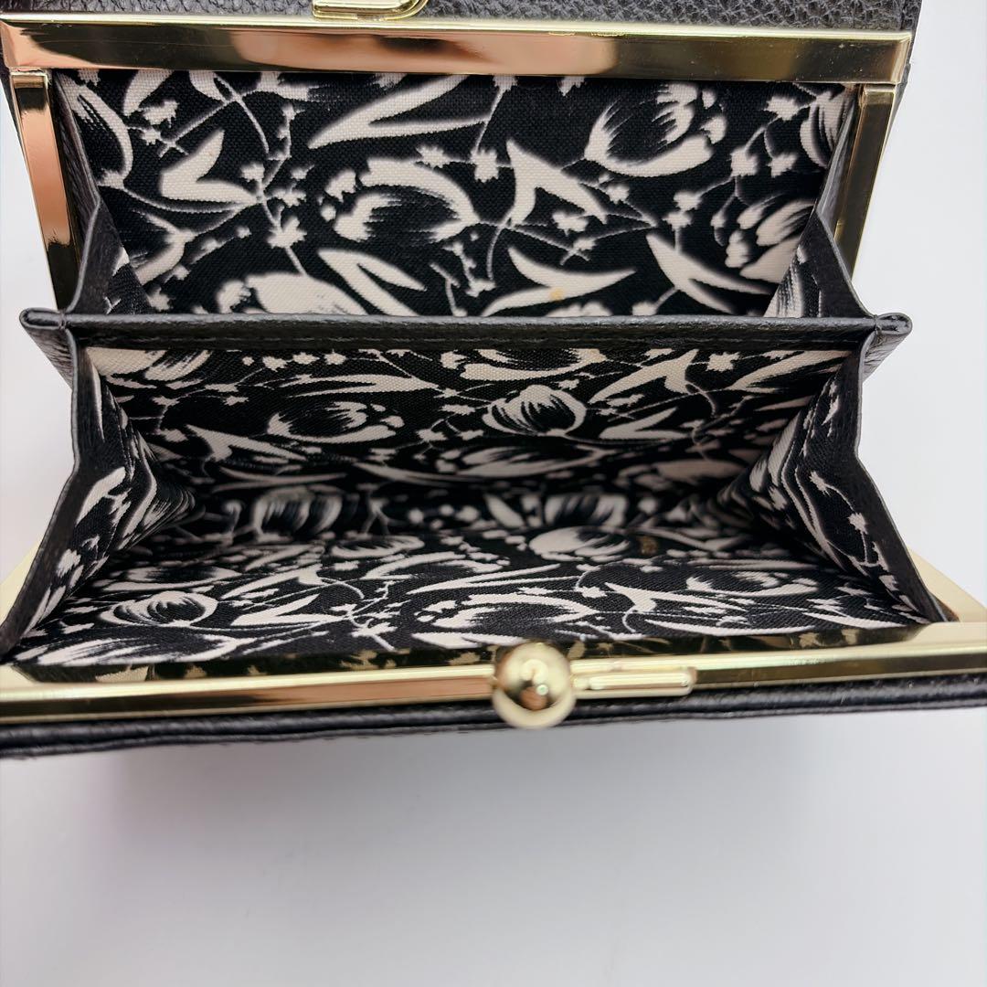 ANNA SUI アナスイ 財布 三つ折り ラムール レザー 蝶 バタフライ