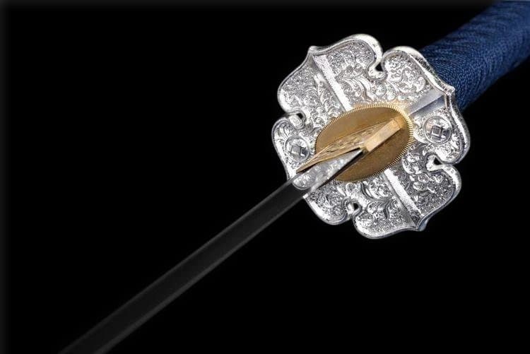 未使用特注品 最高級・模造刀・模擬刀 太刀 居合練習 【銀雪太刀