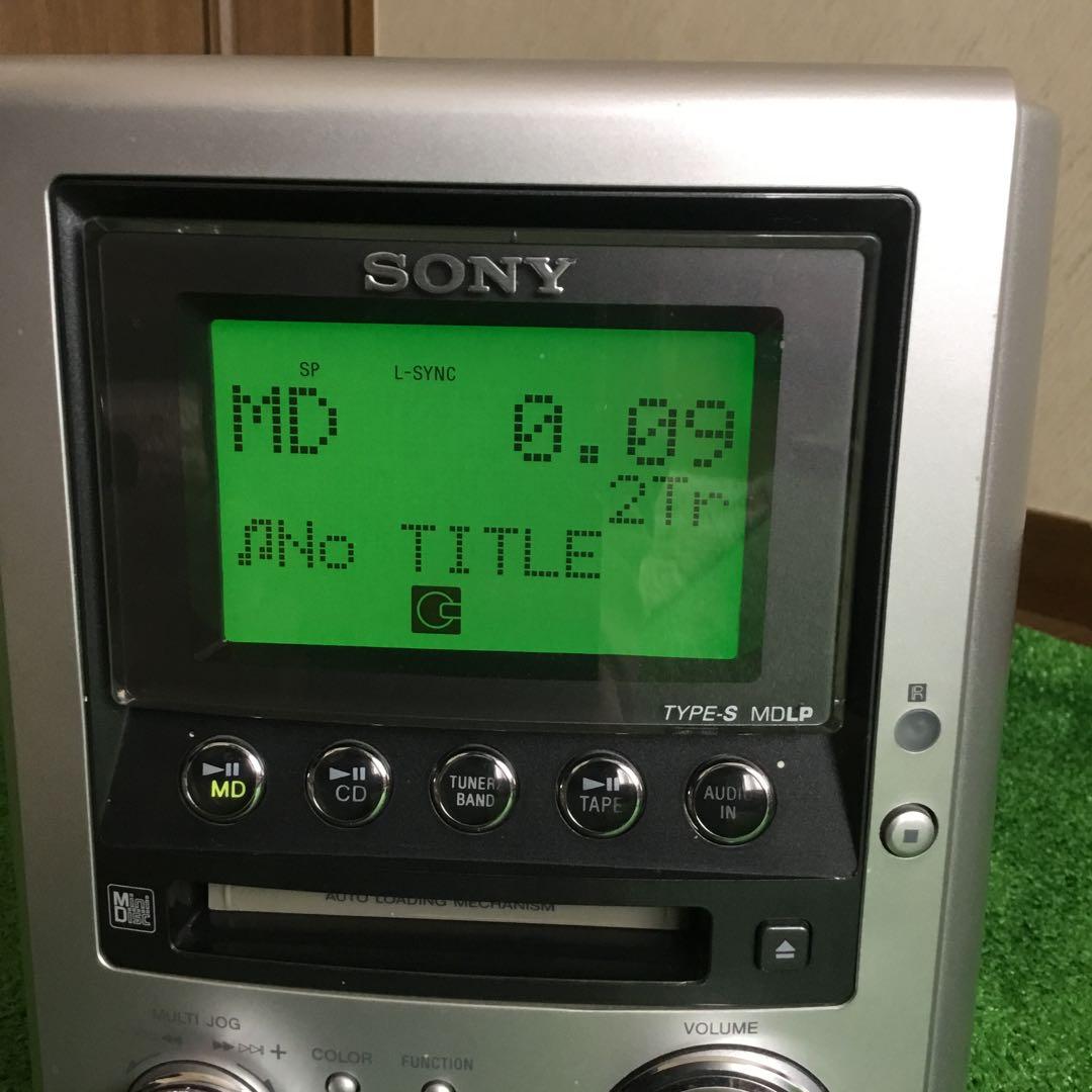 【動作確認】SONY ミニコンポ　リモコン付属