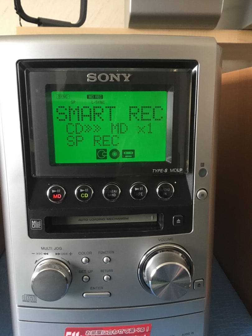 【動作確認】SONY ミニコンポ　リモコン付属