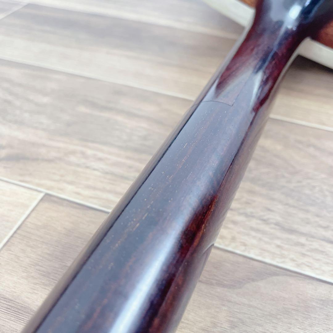 津軽三味線 金ほぞ 子持ち綾杉胴 トチ有 紅木 GP24 東さわり 犬皮 和