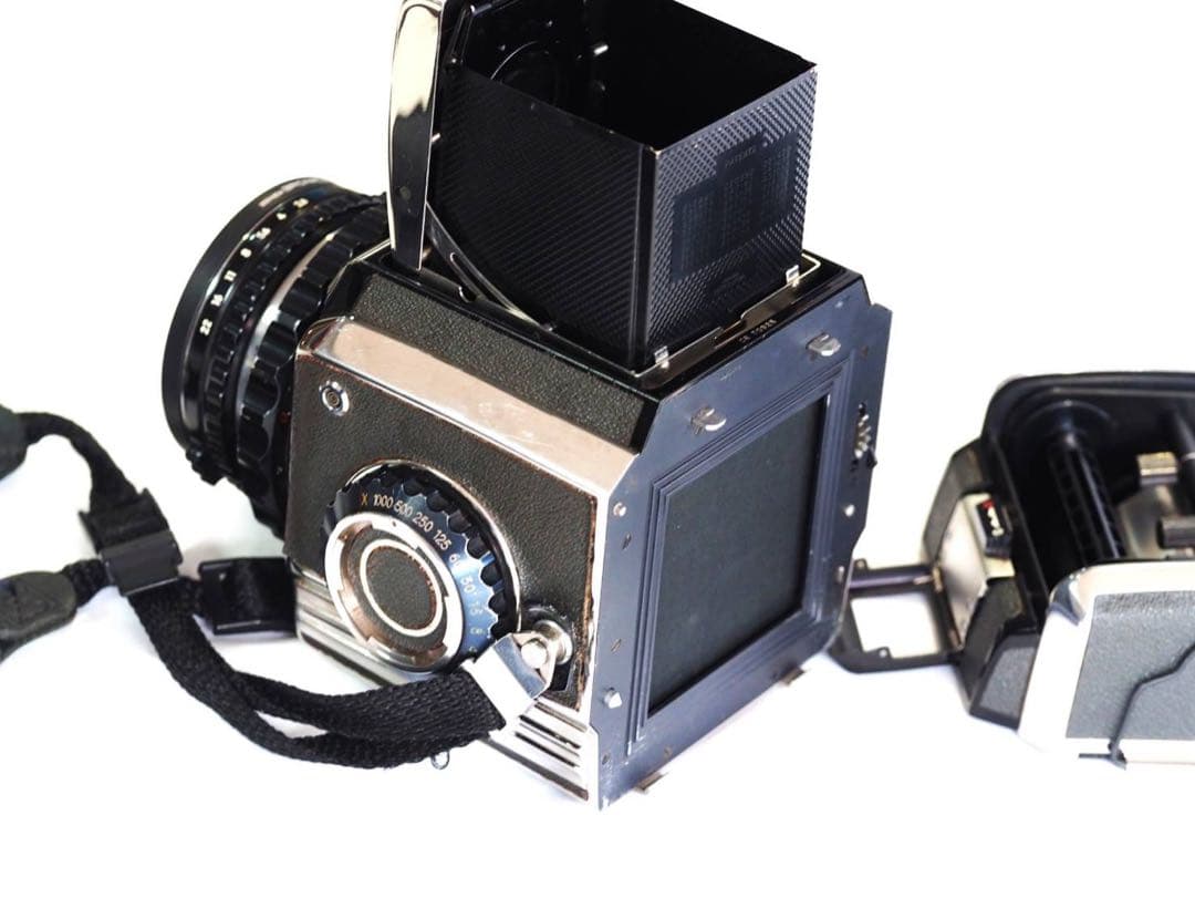 【作動確認済み】ゼンザブロニカS2　Nikkor-P75mm f/2.8