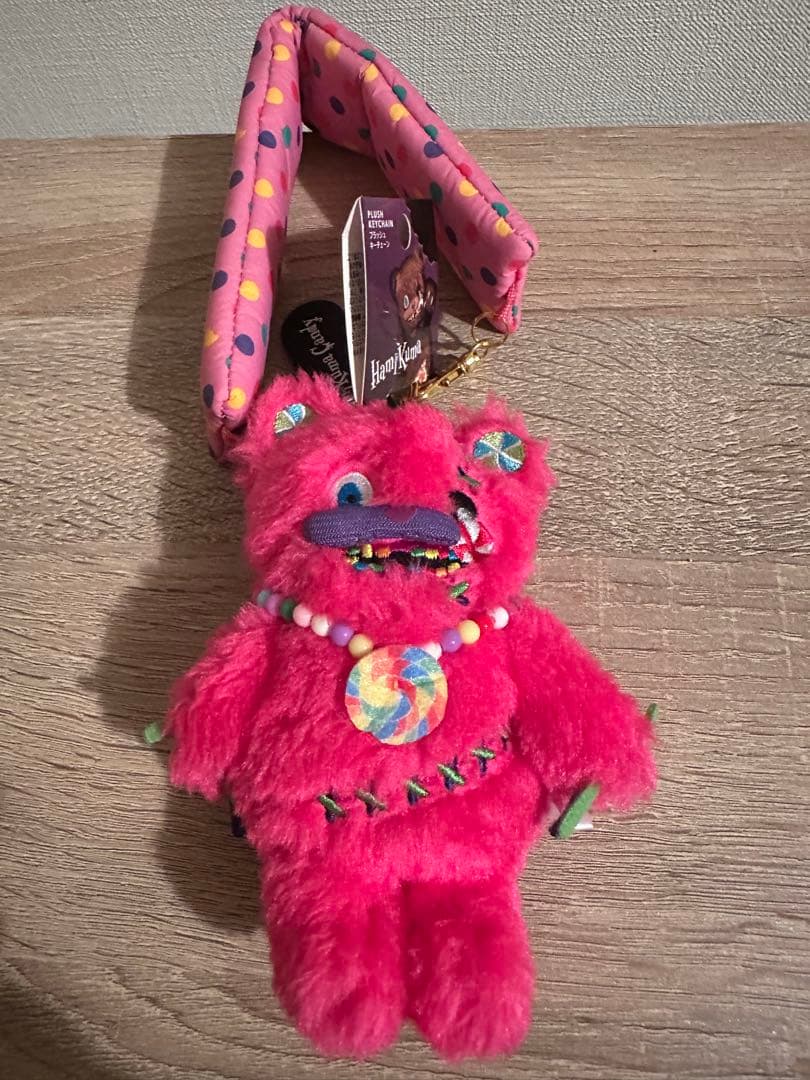 USJ ハミクマ キャンディ ストラップ 付きマスコットキーチェーン