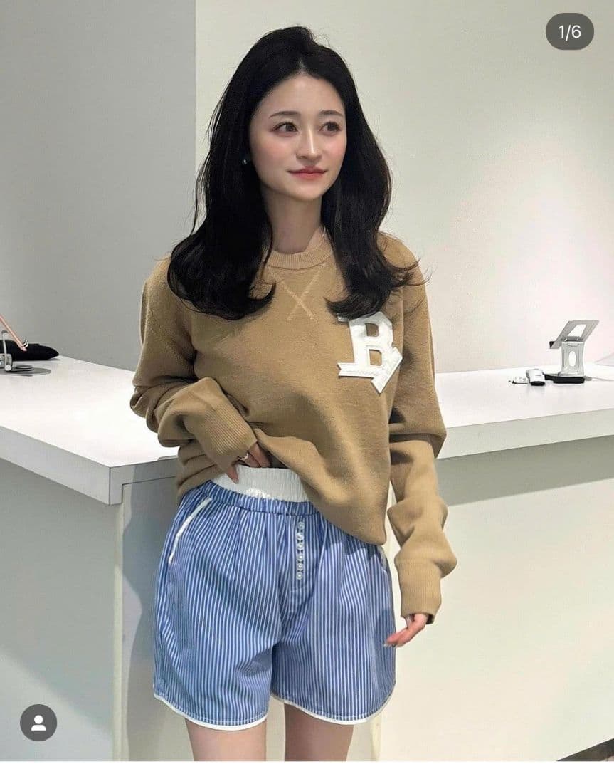 Bibiy. B CLUB KNIT ベージュ M