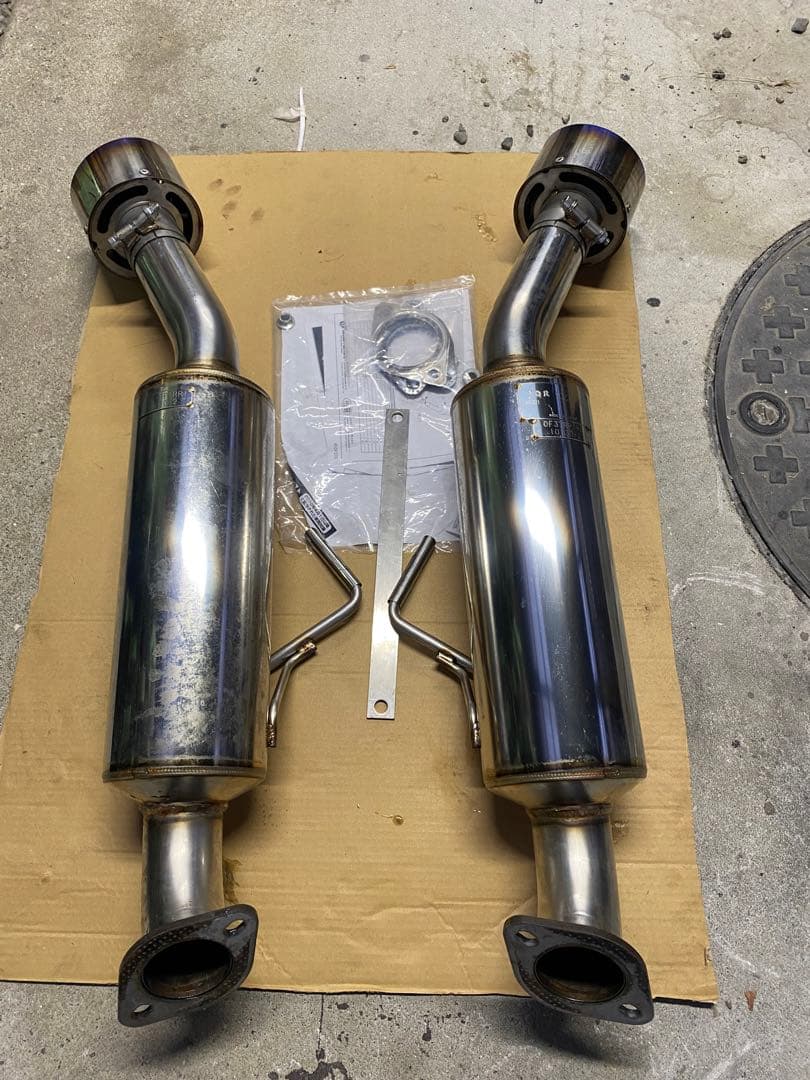 桜様専用 オオクボファクトリーv37スカイライン400R SS123Rマフラー