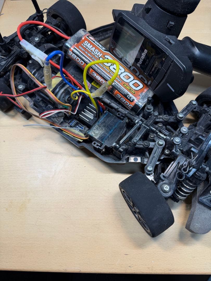 タミヤTT02シャーシ　フタバ　3PV ジャンク品 タミヤ RC特別企画商品 1/10RC TT-02 TYPE-SR シャーシキット | タミヤ