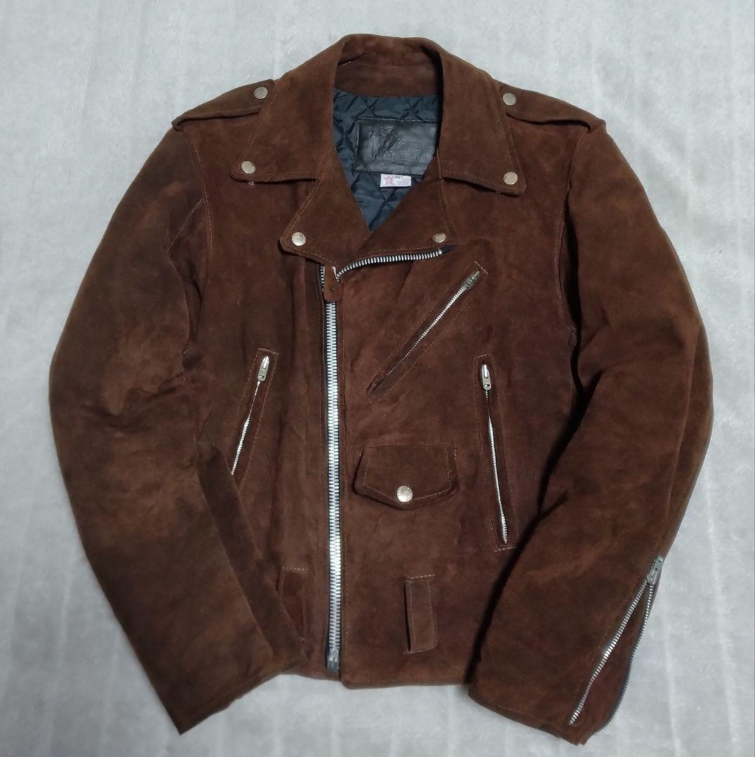 スエード】ダブルライダース（36）BRANDED GARMENTS