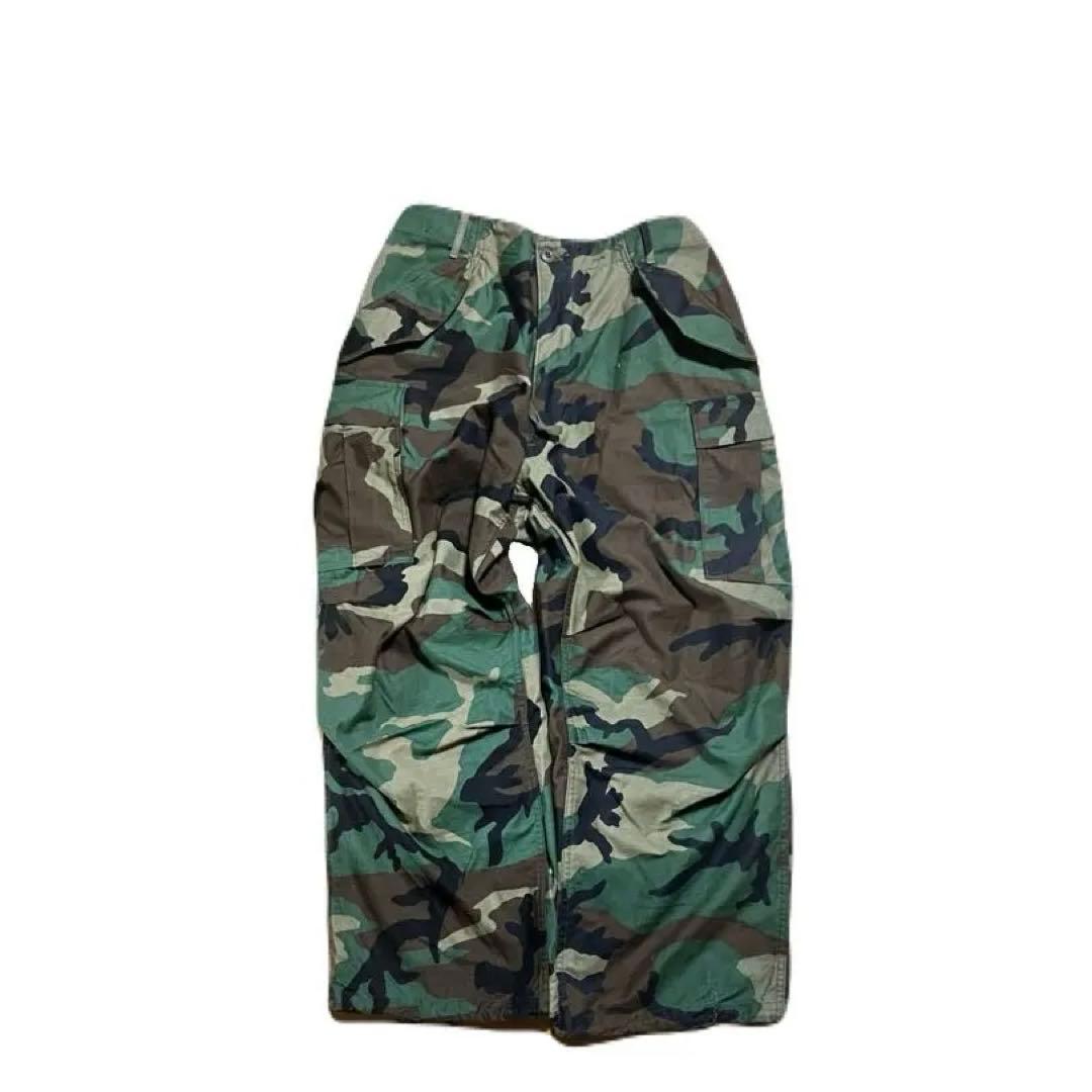 80s カモカーゴパンツM65 size medium U.S.ARMY 80年代 美品 M65 米軍 M-65 フィールドパンツ カーゴパンツ