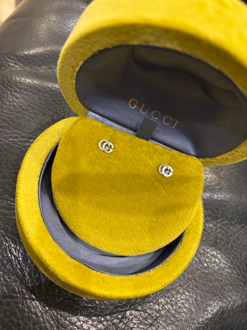 GUCCI G Gランニング　ピアス Au 750ゴールド GUCCI（グッチ） ピアス 片耳用 シングル GGランニング ダイヤモンド