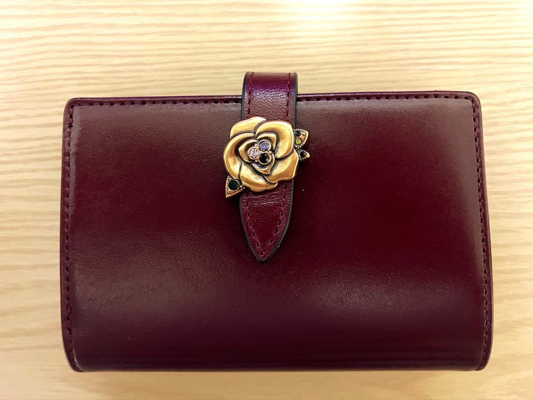 新品・未使用✨ANNA SUI 二つ折り財布 ワイン アナスイ ANNA SUI ブルボン 二つ折り財布 （ワイン） -人気ブランドの