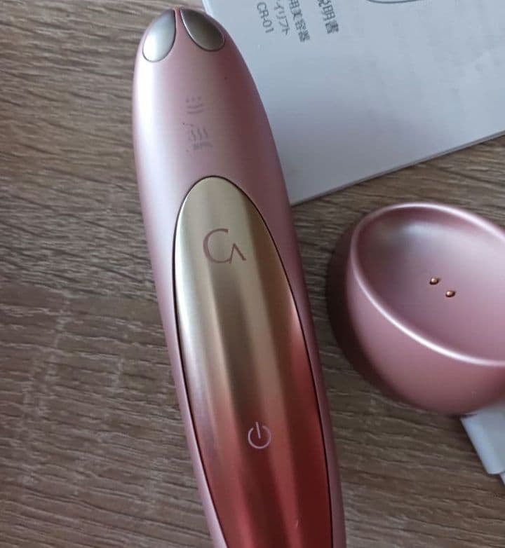 CREACE 美顔器 ピンク USB充電 取扱説明書付き　CR-01