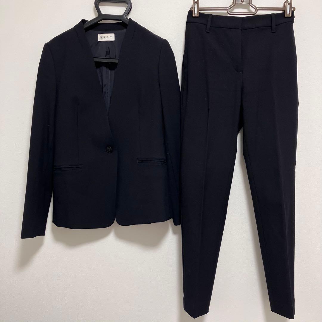 カミツレのはな /PLST/プラステ/スーツセットアップ濃紺/XS&XXS 楽天市場】PLST プラステ ネイビー 紺 ジャケット S / スカート XS