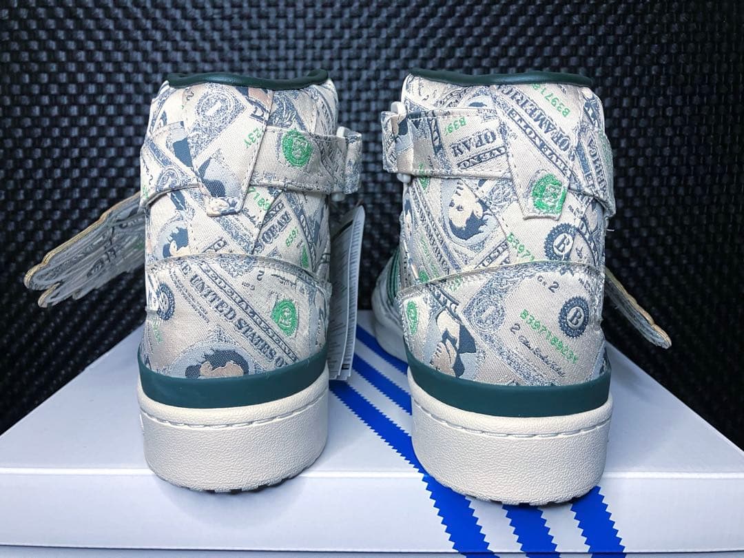 アディダス adidas ジェレミースコット ハイカット ドル紙幣 - メルカリ