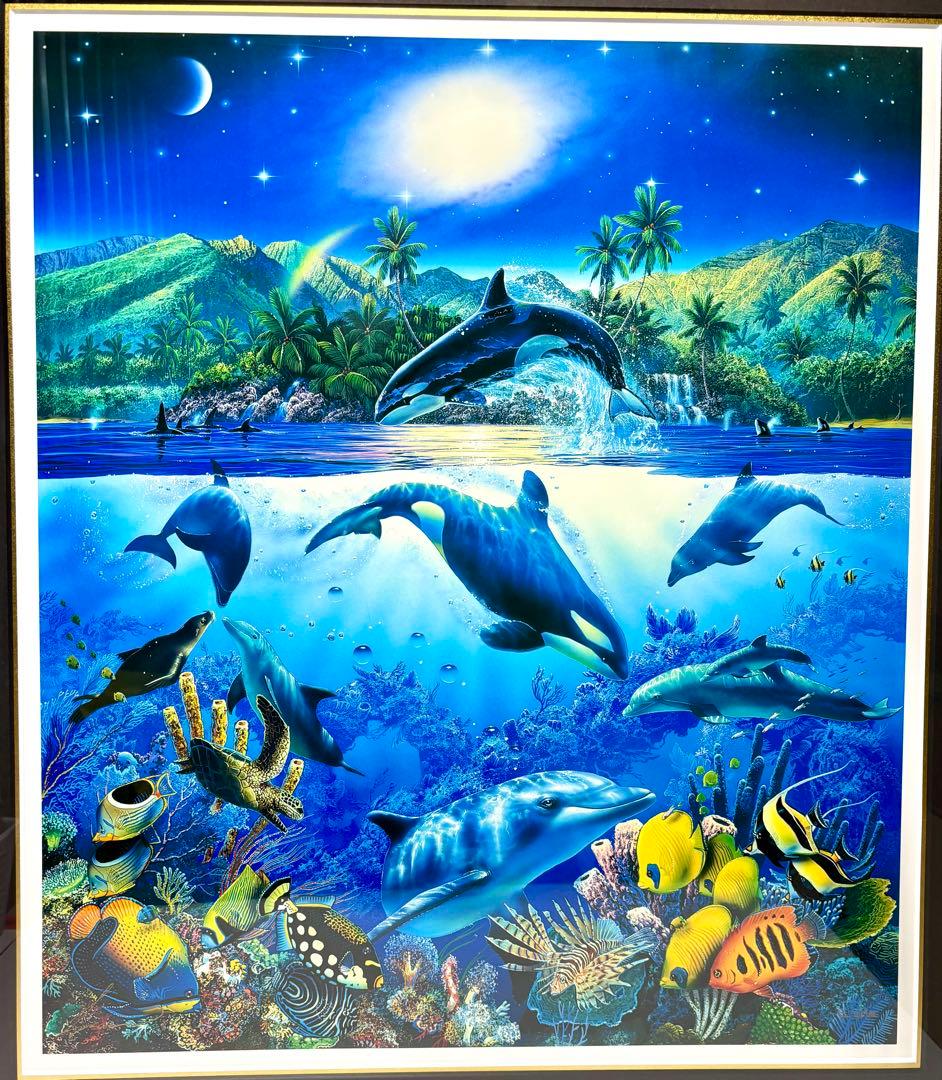 クリスチャン・リース・ラッセン 『レインボーシー』20/200直筆サイン