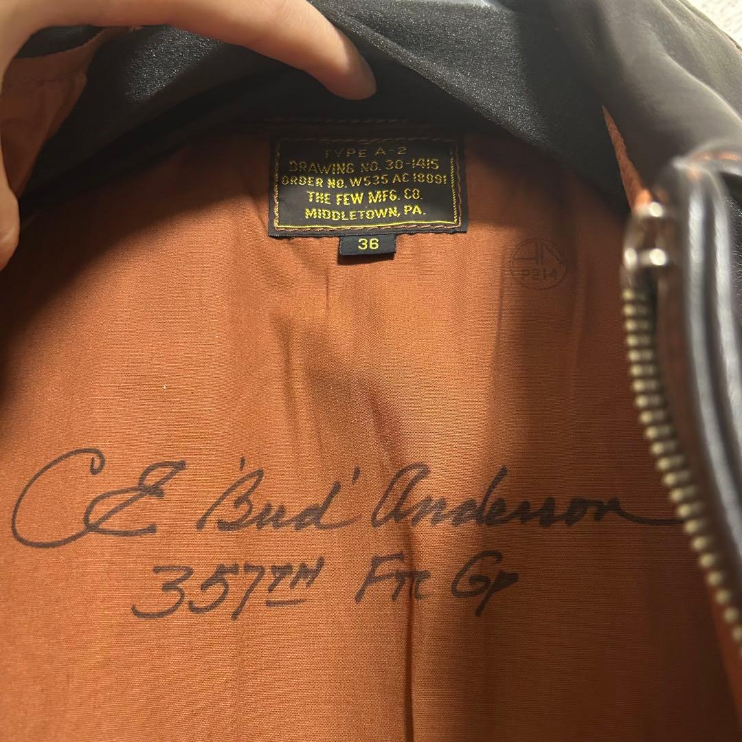 未使用】THE Few ザフュー A2 レザージャケット36 - メルカリ