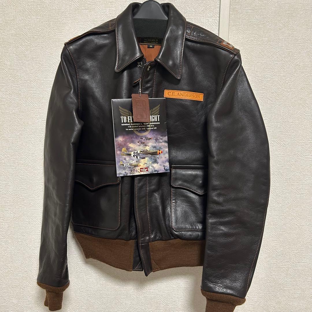 未使用】THE Few ザフュー A2 レザージャケット36 - メルカリ