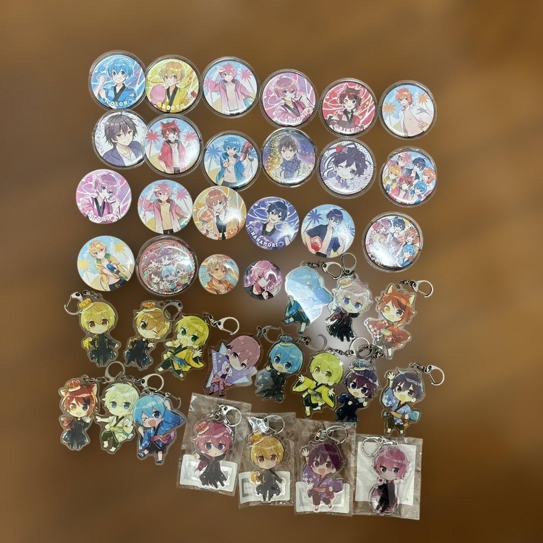すとぷりキャラクター缶バッジとアクリルキーホルダーセット - メルカリ