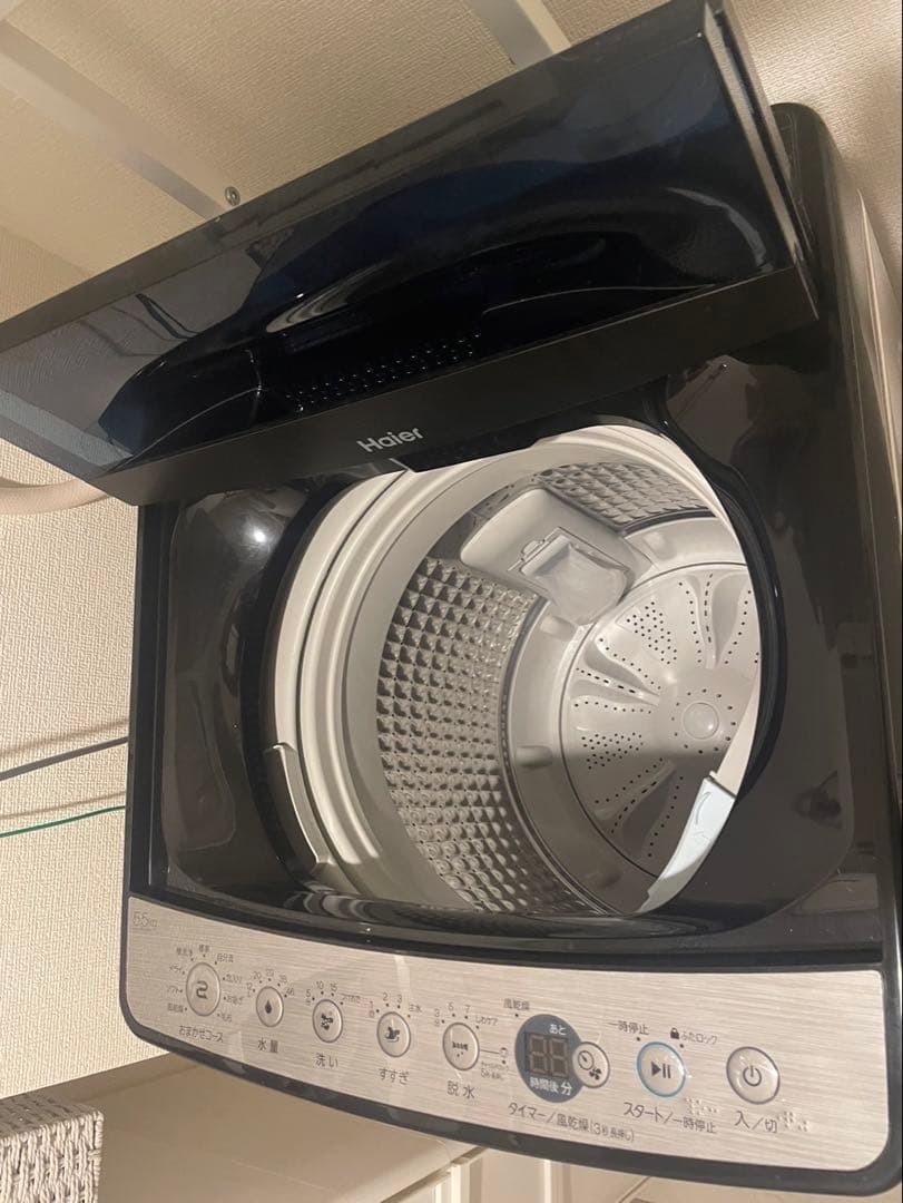 【らんめろ】【送料込み】ハイアール洗濯機5.5kg JWXP2C55F