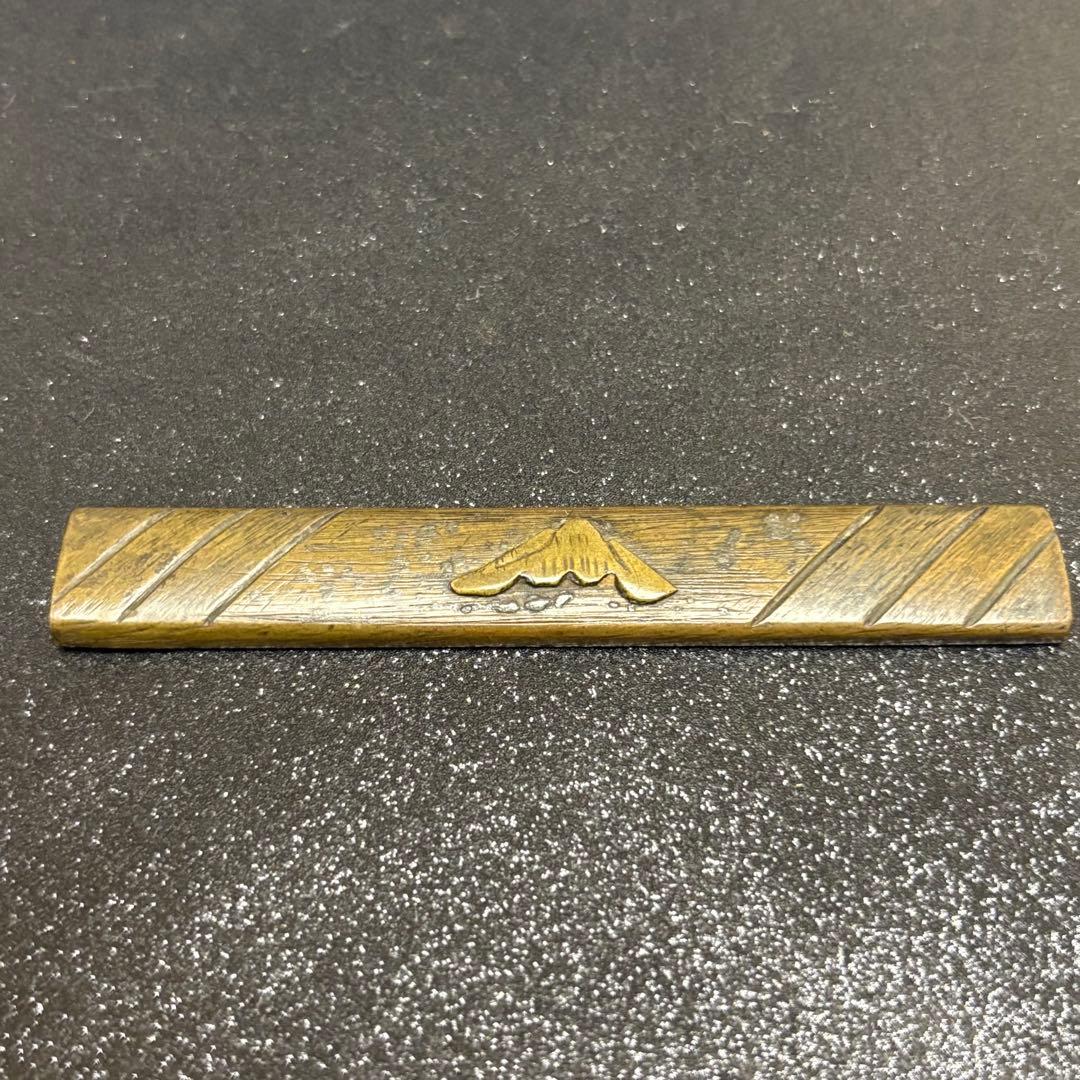 現状品】 在銘 「金花山藤原清長」 小柄 刀装具 小刀 - メルカリ