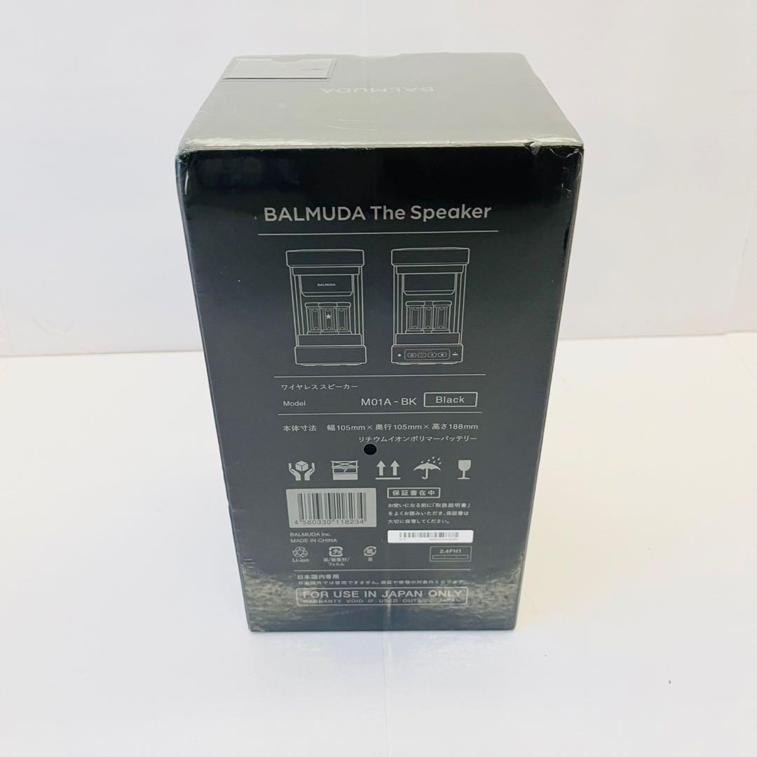 【未開封品】BALMUDAワイヤレススピーカー M01A-BK